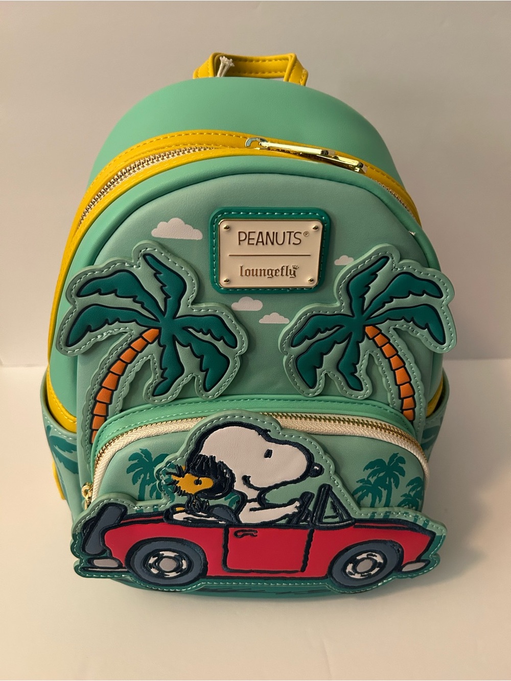 Loungefly Peanuts Snoopy and Woodstock Road Trip Mini Backpack nwt